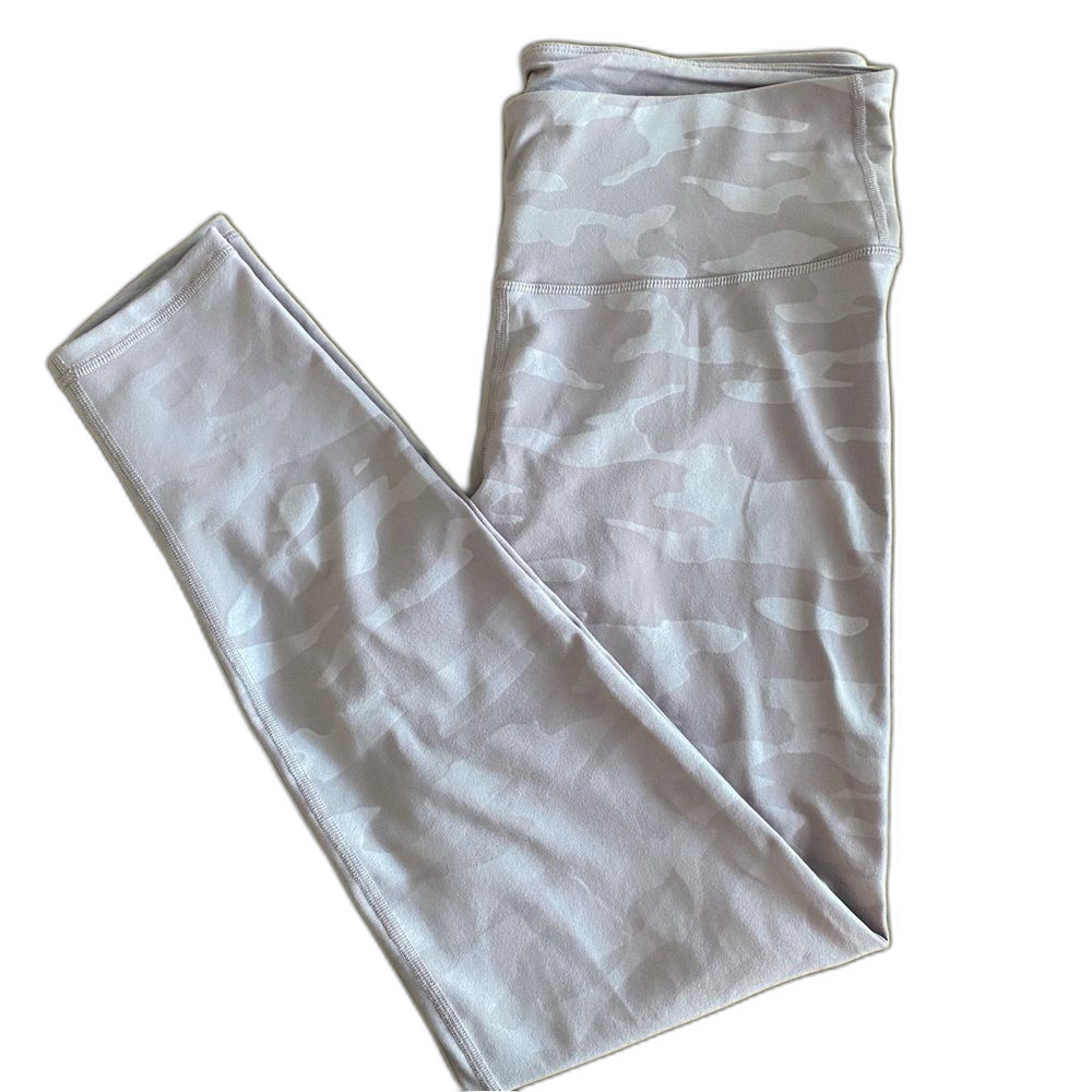 Old Navy Cropped Elevate Leggings Pink Camo Print Women’s XL Tall
